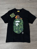 BAPE Color Camo Milo On Big Ape Tee