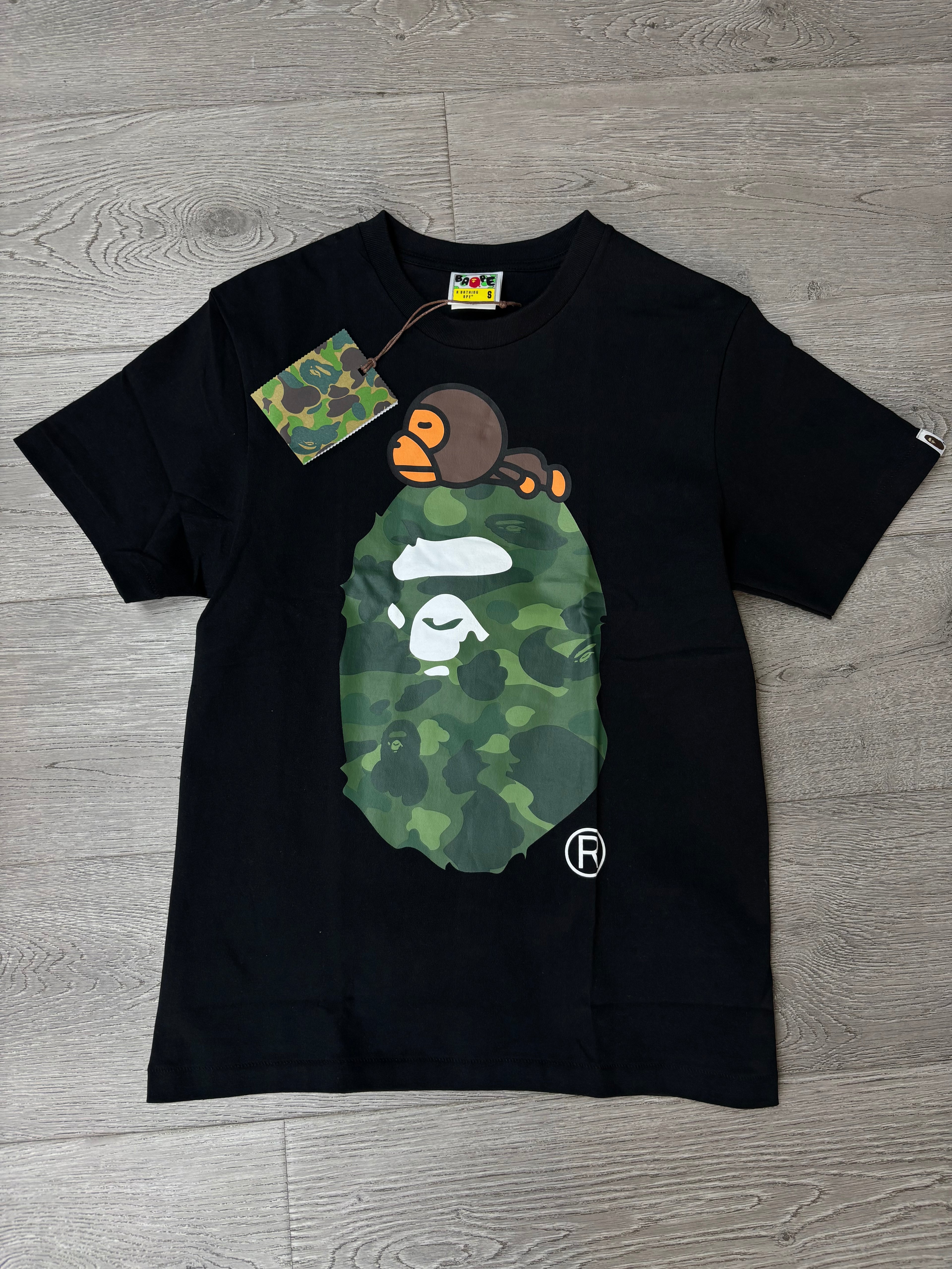 BAPE Color Camo Milo On Big Ape Tee