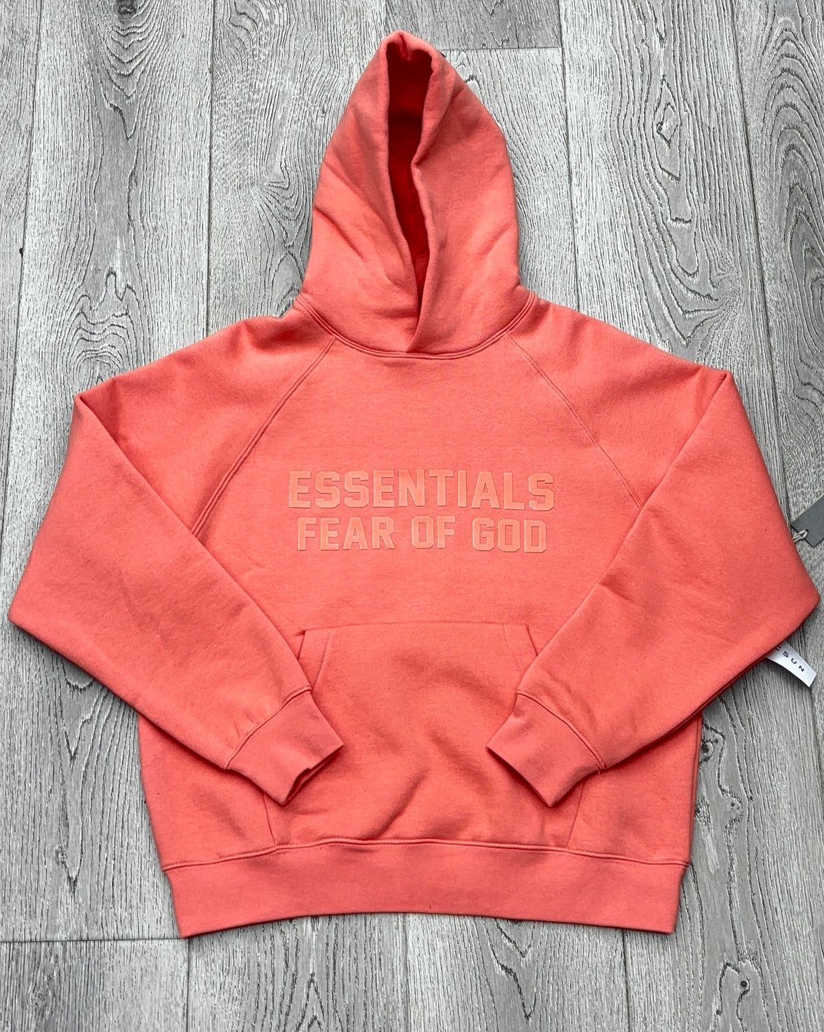 Fear of God Essentials Hoodie Coral