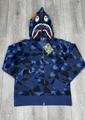 BAPE Color Camo Shark Full Zip Hoodie