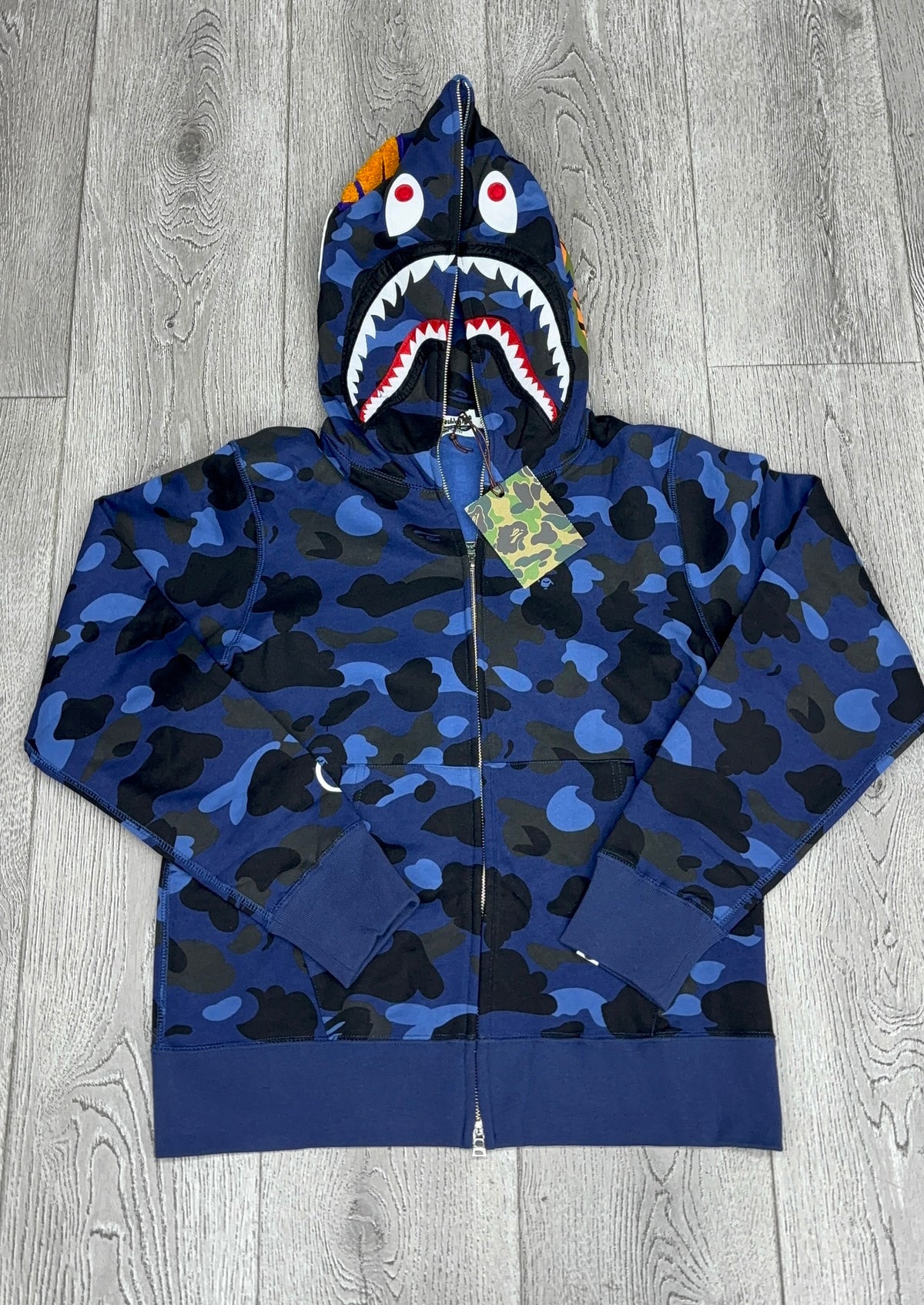 BAPE Color Camo Shark Full Zip Hoodie