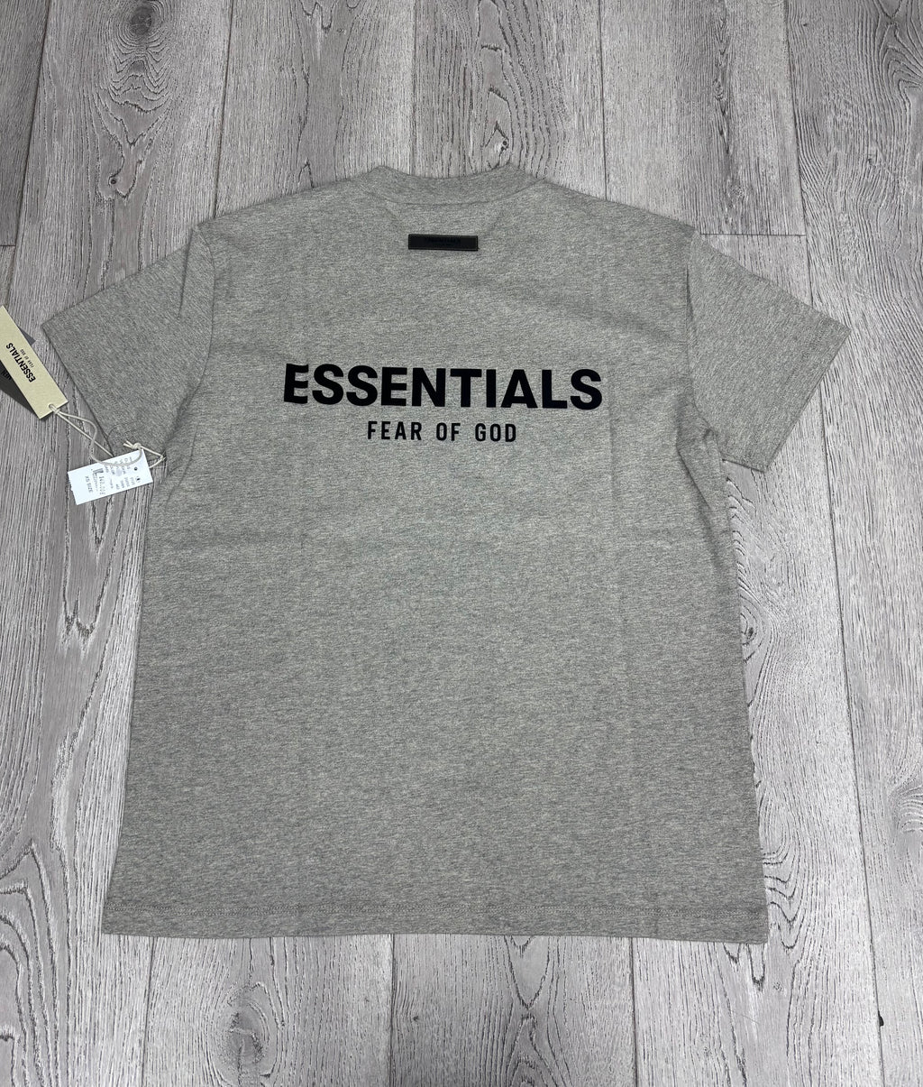 ESSENTIALS DARK OATMEAL tee