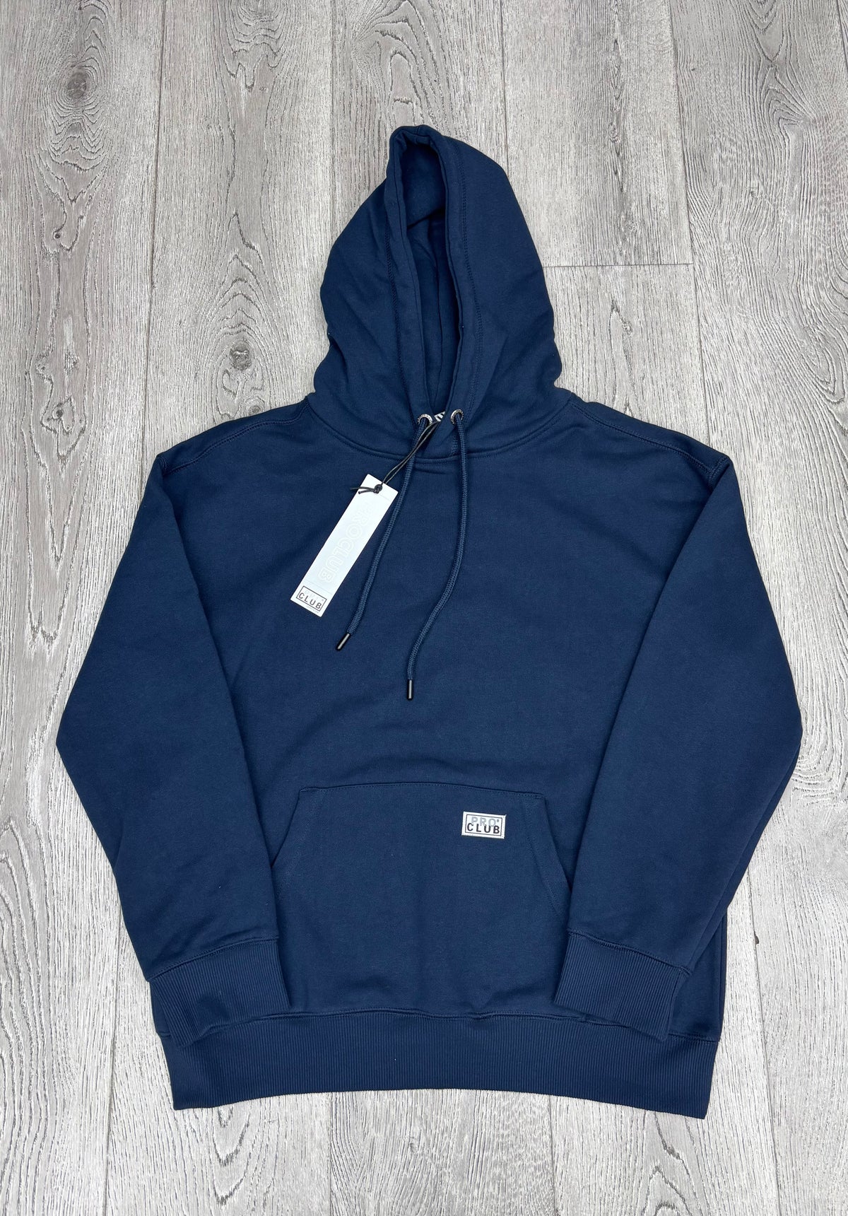 HEAVYWEIGHT FRENCH TERRY NAVY BLUE PULLOVER HOODIE