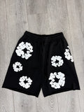 Denim Tears The Cotton Wreath Shorts 'Black'